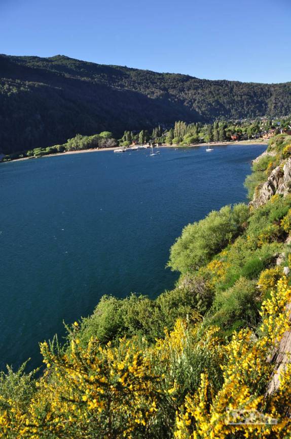 Lago Lacar, chegando a San Martín de Los Andes, na Argentina